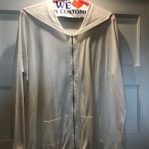 CAbi Beachcomber Hoodie, White Sweater, L, Spr17